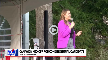 Kathryn Harvey kicks off campaign in hometown of Spartanburg